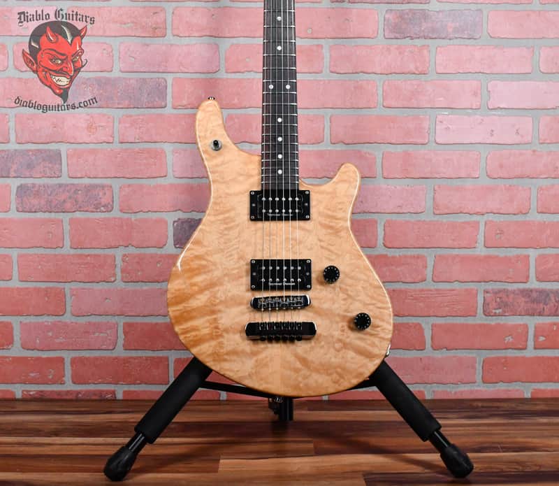Washburn USA Custom Shop WM100 Curly Maple Top Natural 1998 w/OHSC image 1