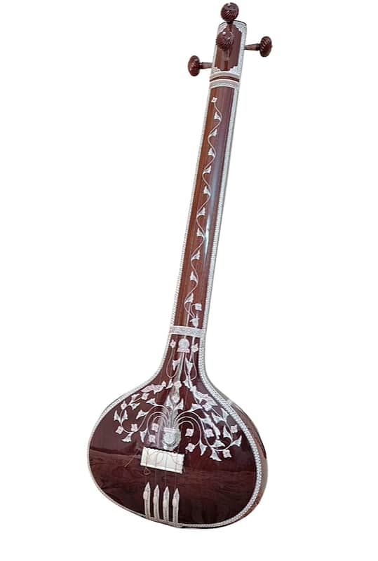 Female Tanpura Indian Brown Wood Tanpuri/Tanpura 4 String Musical Instruments Gift For For Professional Player and Beginners, Indian Tanpura image 1