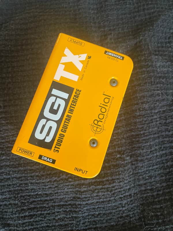 Radial SGI-TX Studio Reamper Transmitter 2010s - Yellow image 1