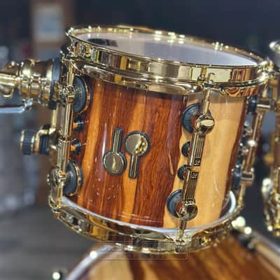 Sonor SQ2 Beech 10pc Drum Set African Marble Gloss image 11