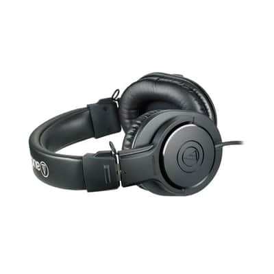 Audio-Technica ATH-M20X Studio Headphones (Black) with Knox Gear Stand and Case image 11