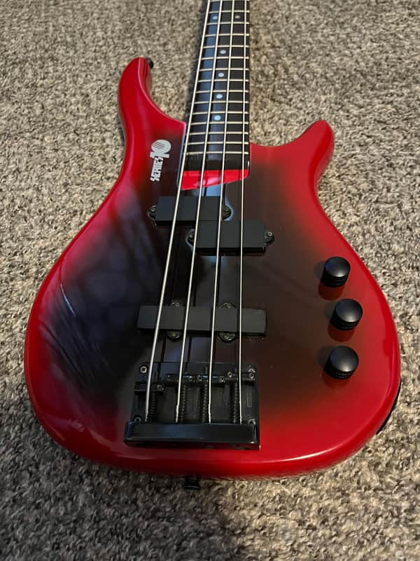 Series 10 Four String - Red/Gray Burst image 1