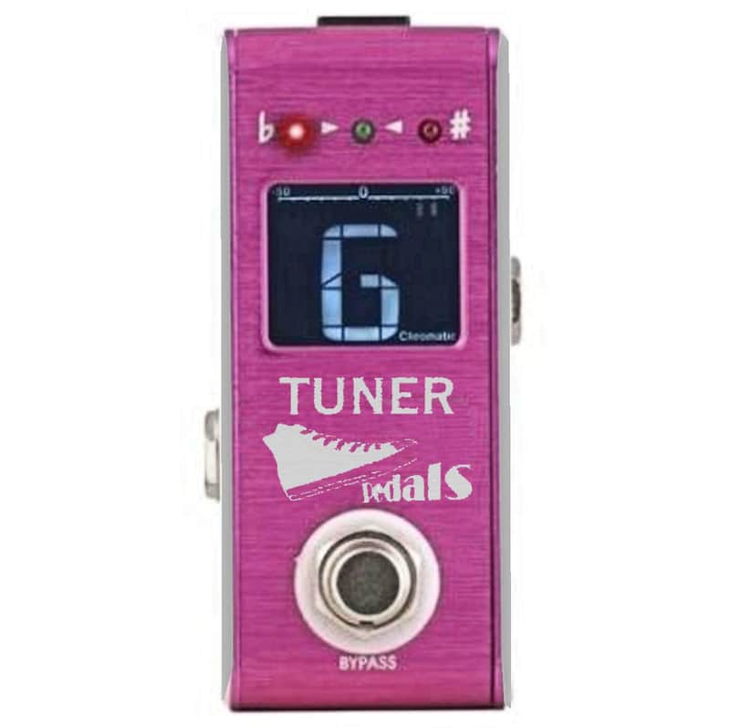 Hot Box Pedals Pink Tuner Attitude Series Mini Chromatic Guitar Bass ViolinTuner image 1