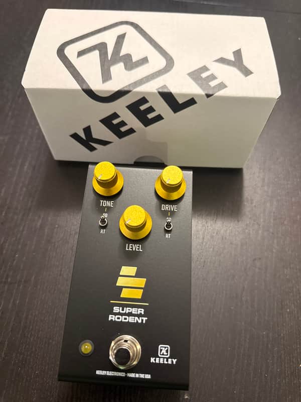 Keeley Super Rodent 2024 - Present - Black / Yellow