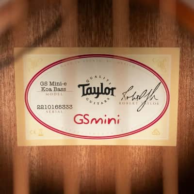 Taylor GS Mini-e Koa Bass with Gig Bag image 14