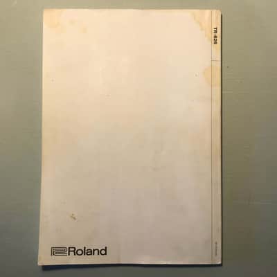 Roland TR-626 Owners Manual, Operation Chart, and Preset Rhythm Score image 3