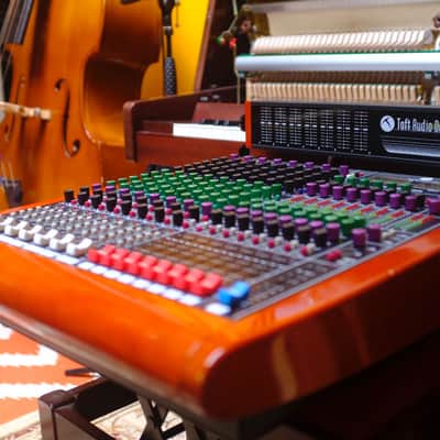 Full Analog Tape Recording Setup - Tascam 38 with remote and Toft ATB08 with meterbridge, psu and cable looms image 3