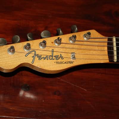 1960 Fender Slab Board Telecaster Rare Duco Red Lefty image 8