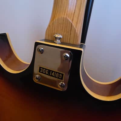 Teisco Kingston semi-hollow 1960s - Sunburst image 4