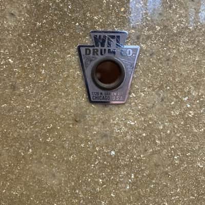 WFL 9x13" Rack Tom - Golden Sparkle (Re-Ring) image 2