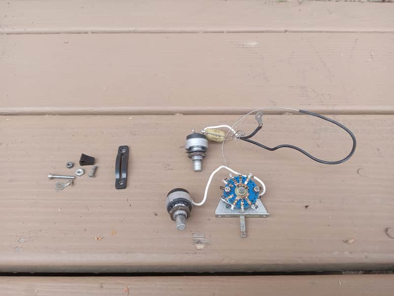 Vintage 1970's Hayman Guitar Wiring Harness! Switch, Plastic, Pots! image 1