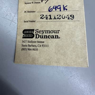 Seymour Duncan Antiquity II Surfer Strat RWRP Middle Pickup With Box  - Vintage Cream image 6