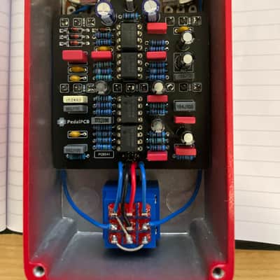 Cowboy HW Overdrive Pedal PRS Horsemeat Clone Early 2020s - Red image 2