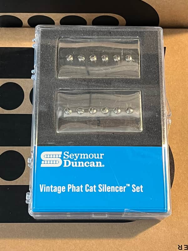Seymour Duncan Vintage Phat Cat Silencer Pickup Set - Nickel image 1