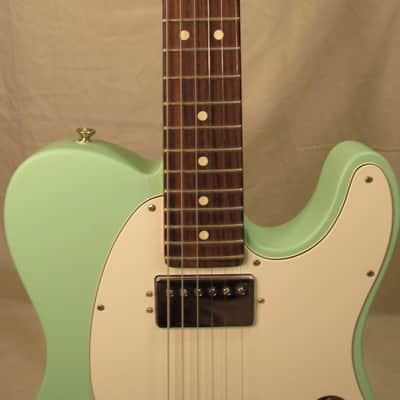 Fender American Performer Telecaster Hum with Rosewood Fretboard 2019 Satin Surf Green W/ Matching Hardcase Excellent image 5