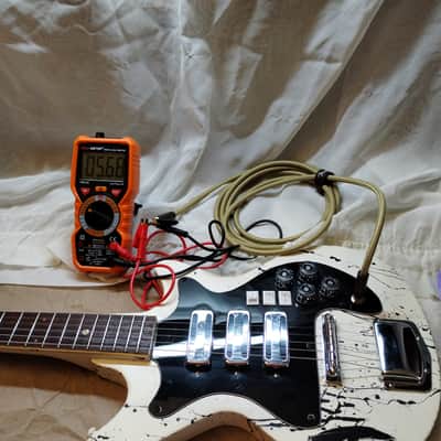 Teisco Victoria Audition 1960s White Splatter image 9