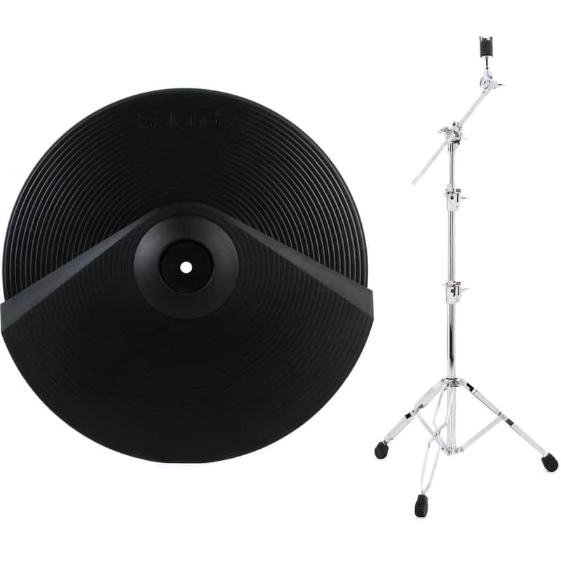 Roland V-Cymbal CY-8 Electronic Crash Cymbal Controller with Boom Stand image 1
