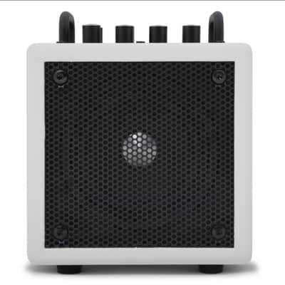 Extremely Portable! Phil Jones X4-C Nanobass Combo Amp White Single channel 35 Watt Multi Instrument Combo Amp, Only 5.3 lbs., Can be powered by Powerbank image 4