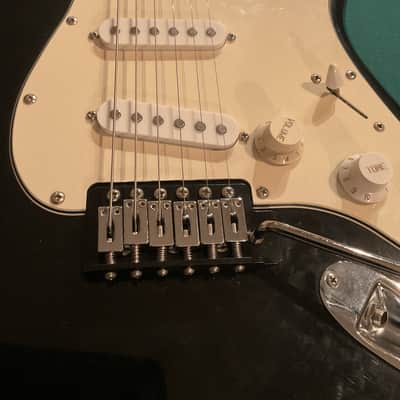 Fender Squire Stratocaster upgraded bridge/pickups comes with custom padded gig bag and strap image 9