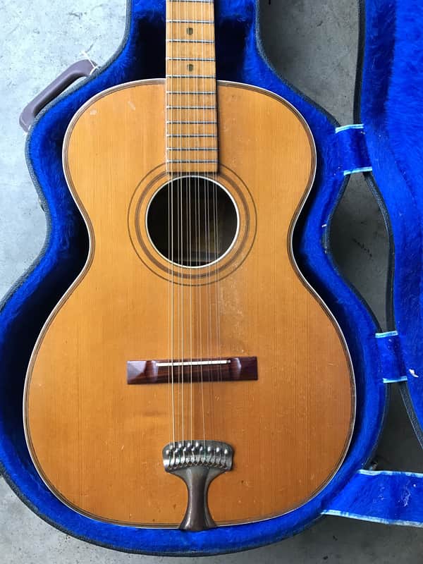 Vintage Stella 12 String Guitar 1930 Natural finish ORIGINAL image 1