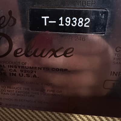 Fender Blues Deluxe T-19382 1993 - Tweed image 3