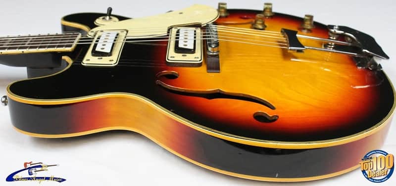 Vintage 1967-1968 Aria Diamonds 1202T Hollowbody Electric Guitar w