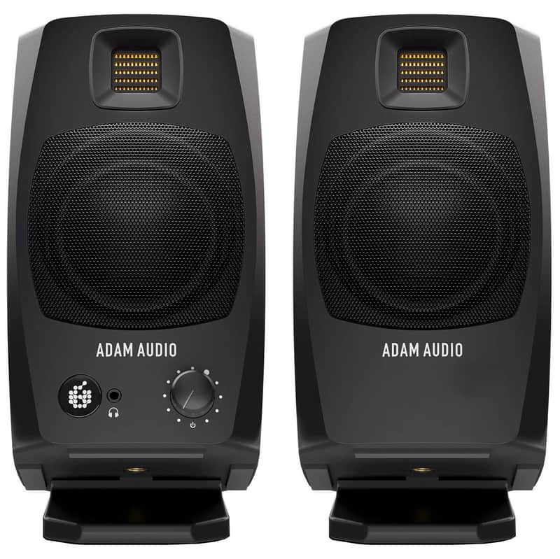 Adam Audio D3V Desktop Monitors (Black) image 1