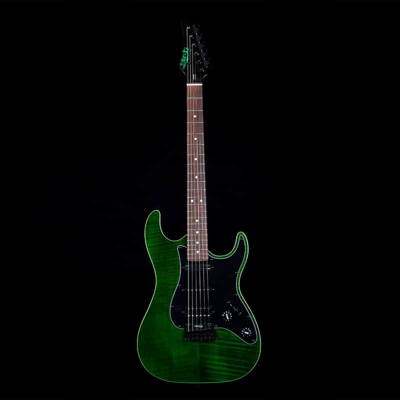 Jet JS-450 TGR R 450 Series Basswood Flamed Maple Top Canadian Roasted Maple Neck 6-String Electric Guitar image 1
