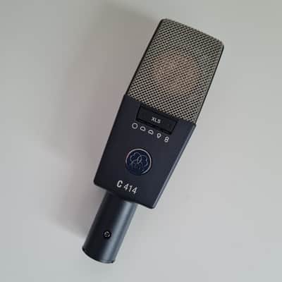 AKG C414 XLS Large Diaphragm Multipattern Condenser Microphone 2010s - Black image 3