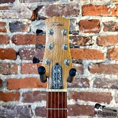 Forbus M-Series Single Cut Electric Guitar w/HSC (2000s - Natural Lacewood) image 3