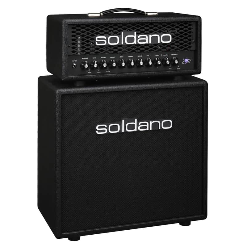 Soldano Astro-20 20-watt 3-channel Tube Head with 1 x 12" Cabinet - Black image 1