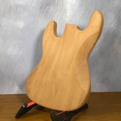 high end  Offset bass body NOS Curly Maple Top Solid One-piece Mahogany Back Unfinished Front Routed Luthier Supply R37 image 12