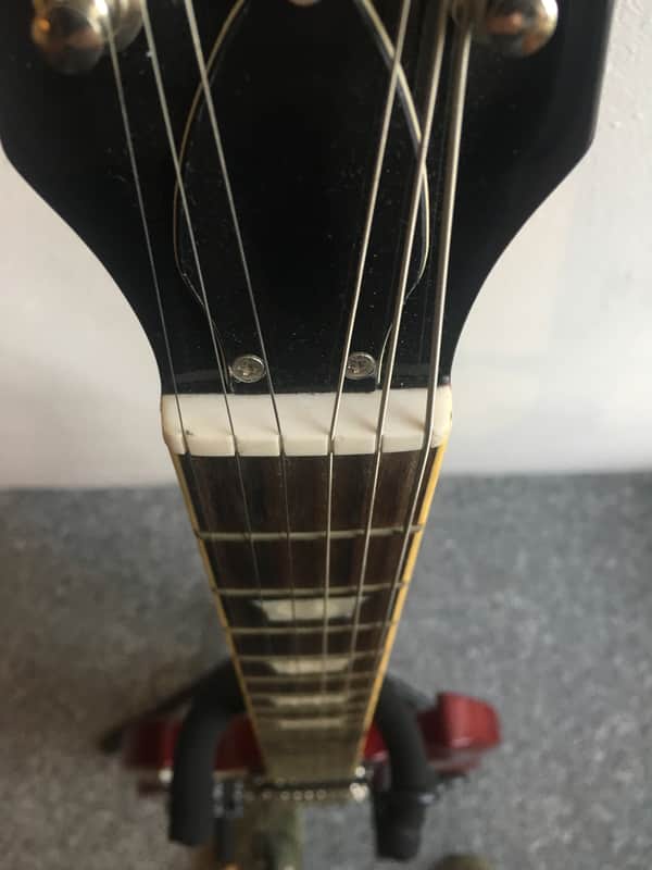 Burny Super Grade SG Cherry Left Handed | Reverb