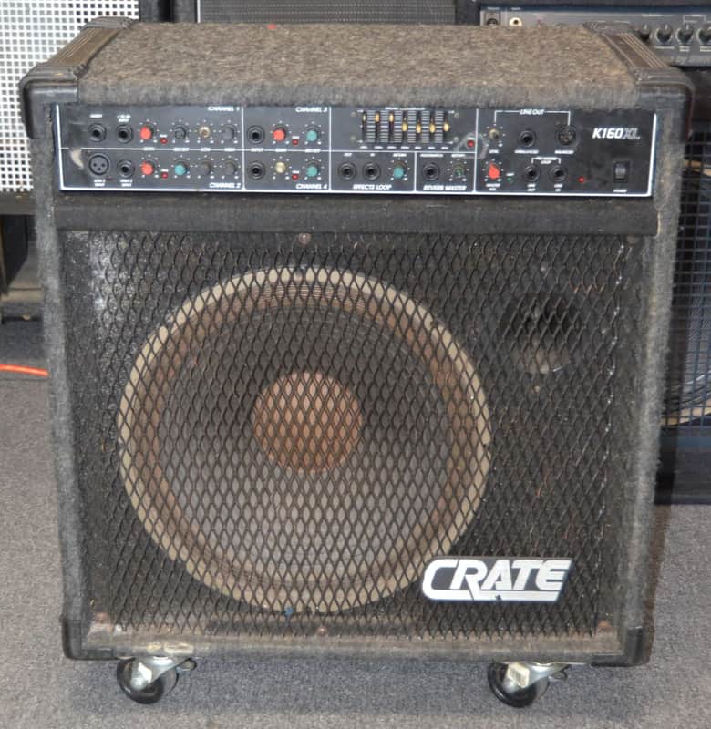 Crate K160XL 1×15 Bass Combo Amplifier w/ Casters – Used image 1