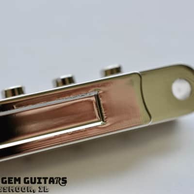 New! Gibson OEM ABR-1 Bridge with posts and thumbwheels - ABS Saddles - Nickel Finish fits Les Paul Standard, ES-335, SG Standard and others! Tune-a-Matic image 12