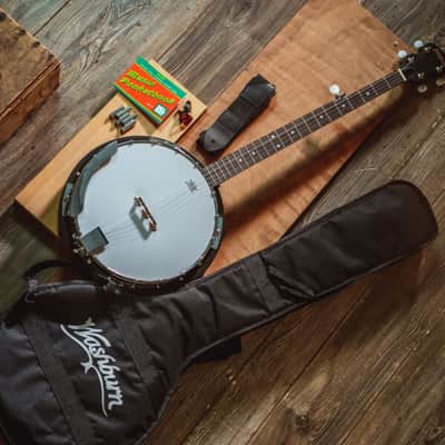 Washburn B8 Pack | Americana Series (5 String) Banjo Pack, Natural. New with Full Warranty! image 10