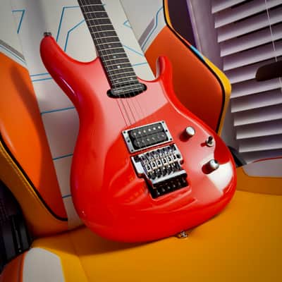 Ibanez MIJ Joe Satriani JS2410 - Muscle Car Orange image 2