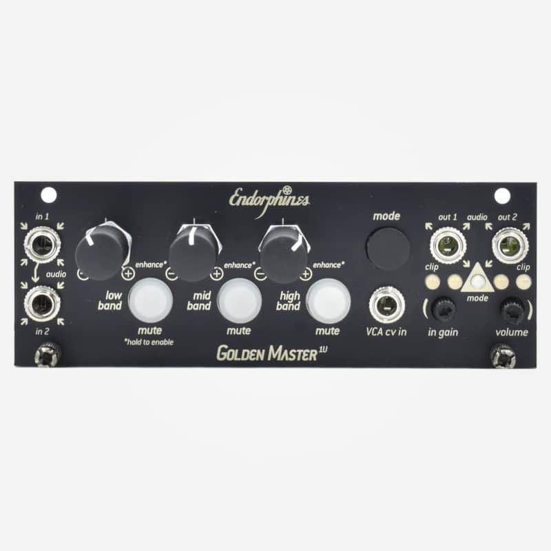 Endorphin.es Golden Master 1U Eurorack Synth Module image 1