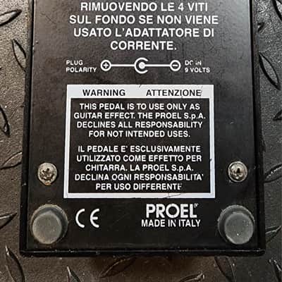 Proel PCS-1 Wah-Wah Made in Italy 1999 Black Plastic WahWah image 8
