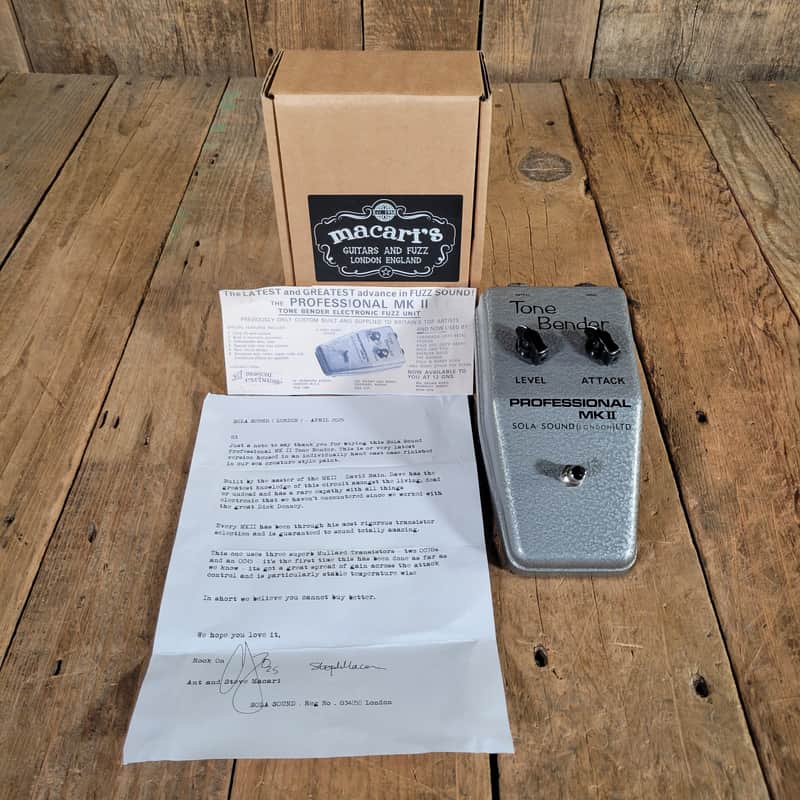 D*A*M Macari's Tone Bender MKII 2025 in Box with COA image 1
