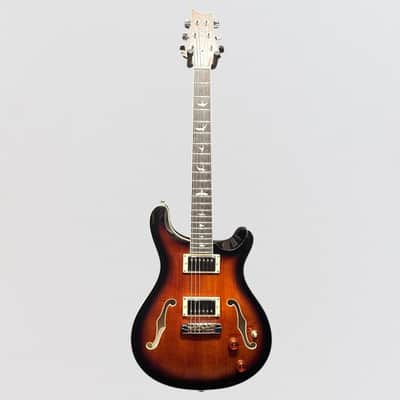 Paul Reed Smith PRS SE Hollowbody II Electric Guitar w/ Case - Black Gold Burst image 8