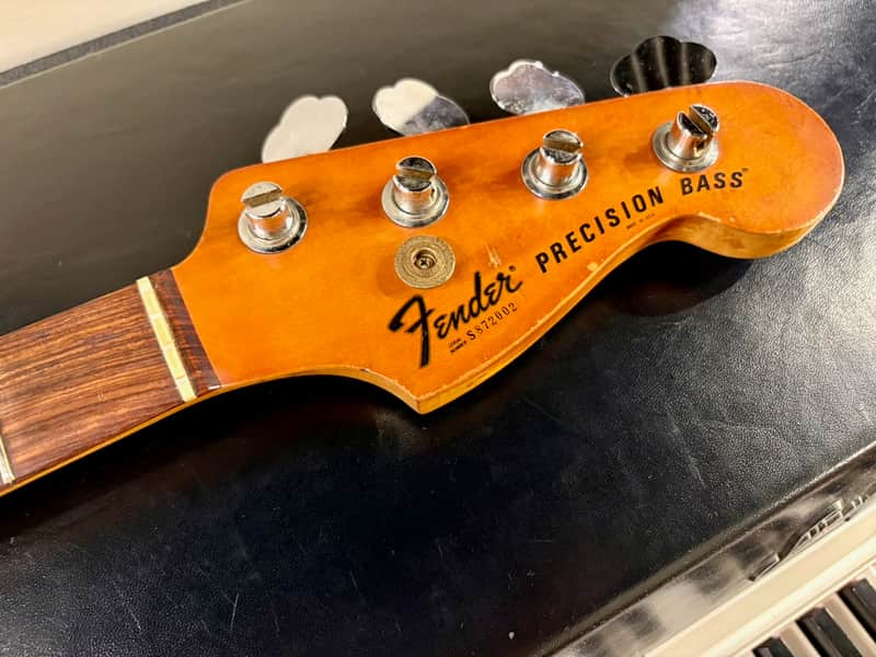 Vintage 1978 / 1979 Fender Precision Bass Neck - Rosewood Fingerboard - Original Open-Gear Tuners image 1