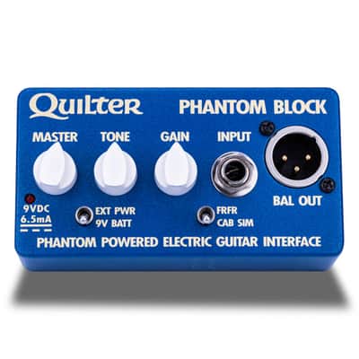 Quilter Phantom Block Phantom Powered Electric Guitar Interface image 1
