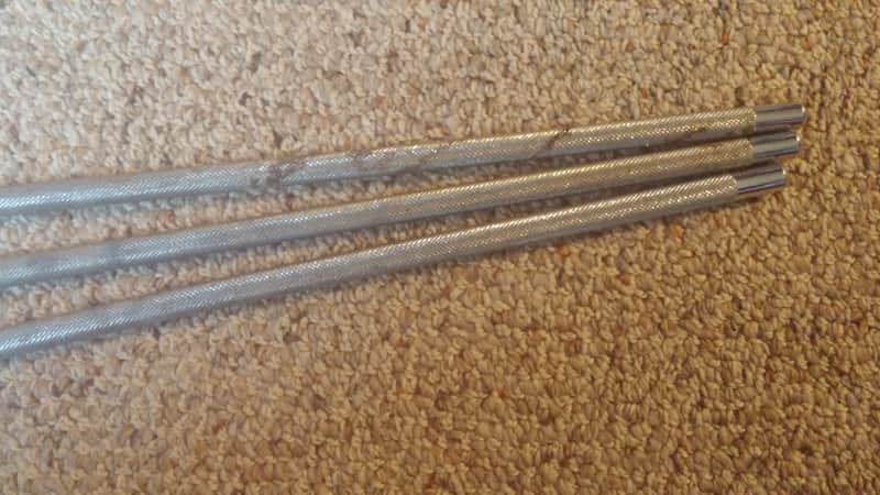 Pearl SET OF 3 Original FLOOR TOM LEG Japan VINTAGE 70s 80s  Maple Wood Fiberglass NOT COPIES image 1