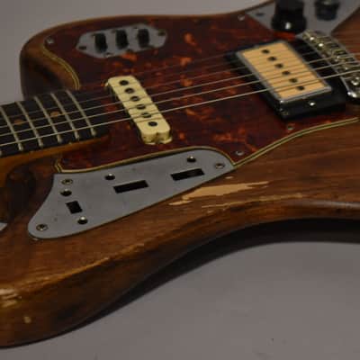 1963 Fender Jaguar Pre-CBS Modified Refin Natural w/HSC image 9