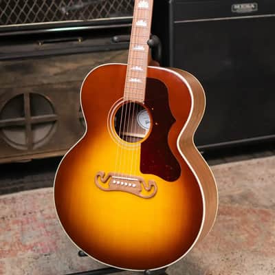 Gibson SJ-200 Studio Walnut Jumbo Acoustic/Electric Guitar - Satin Walnut Burst with Hardshell Case image 17