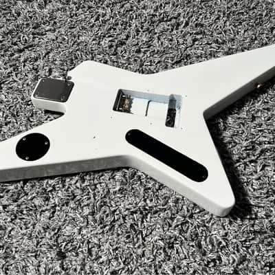 1990s MIJ ESP Random Star Body White Pearl Akira Takasaki EVH image 3