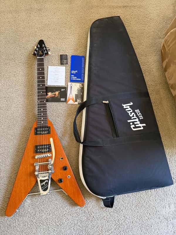 2016 Gibson Flying V Faded Natural (Lonnie Mack Tribute) image 1