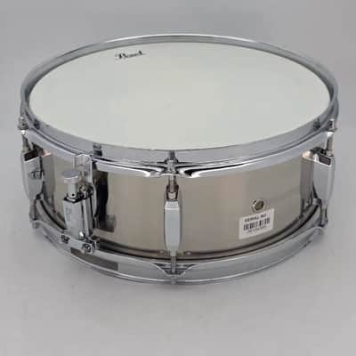 Used Pearl Steel Snare Drum 13x5 - Good image 5