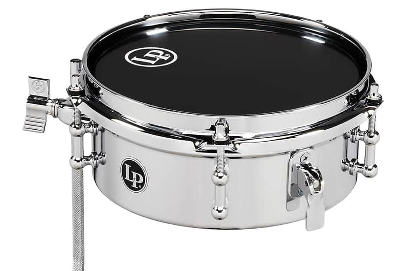 Latin Percussion LP848-SN 3-1/4" x 8" Stainless Steel Micro Snare image 1